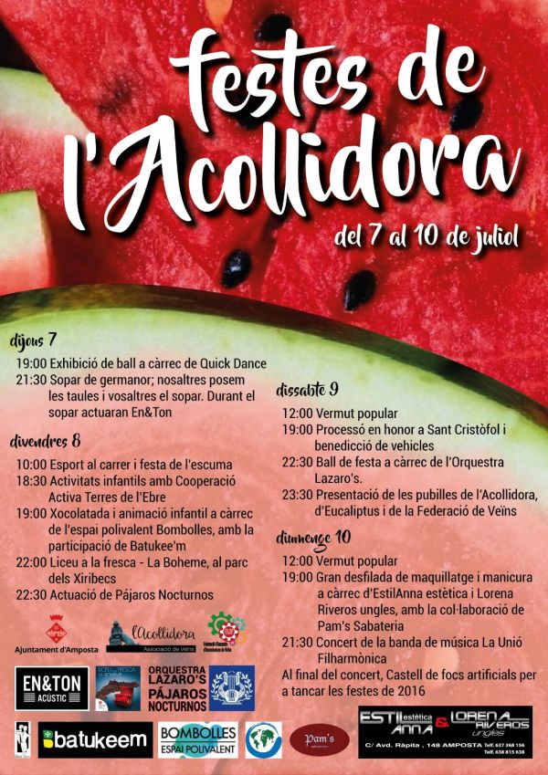 ENTREVISTA A ANGEL PORRES PER LES FESTES DE L´ACOLLIDORA 2016